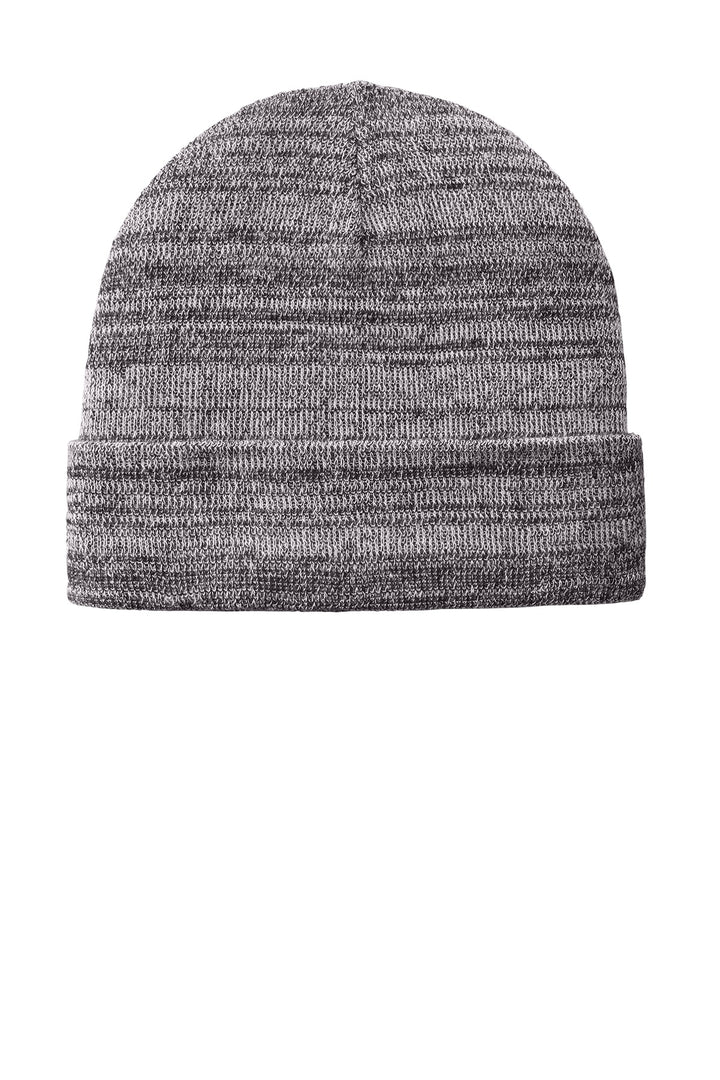 Port Authority  Knit Cuff Beanie C939 — Grey Heather — front