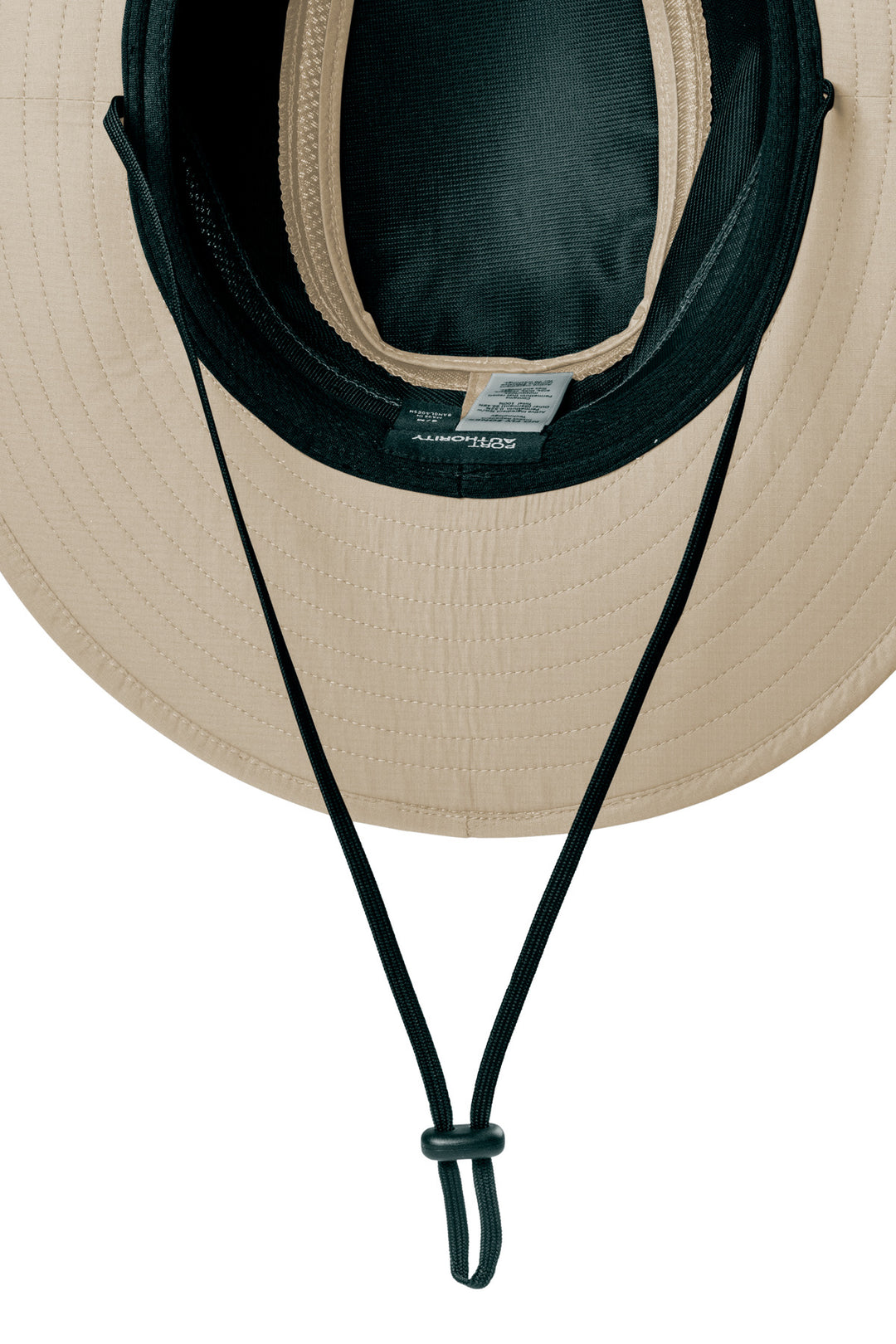 Port Authority Outdoor Ventilated Wide Brim Hat C947 — Stone — front