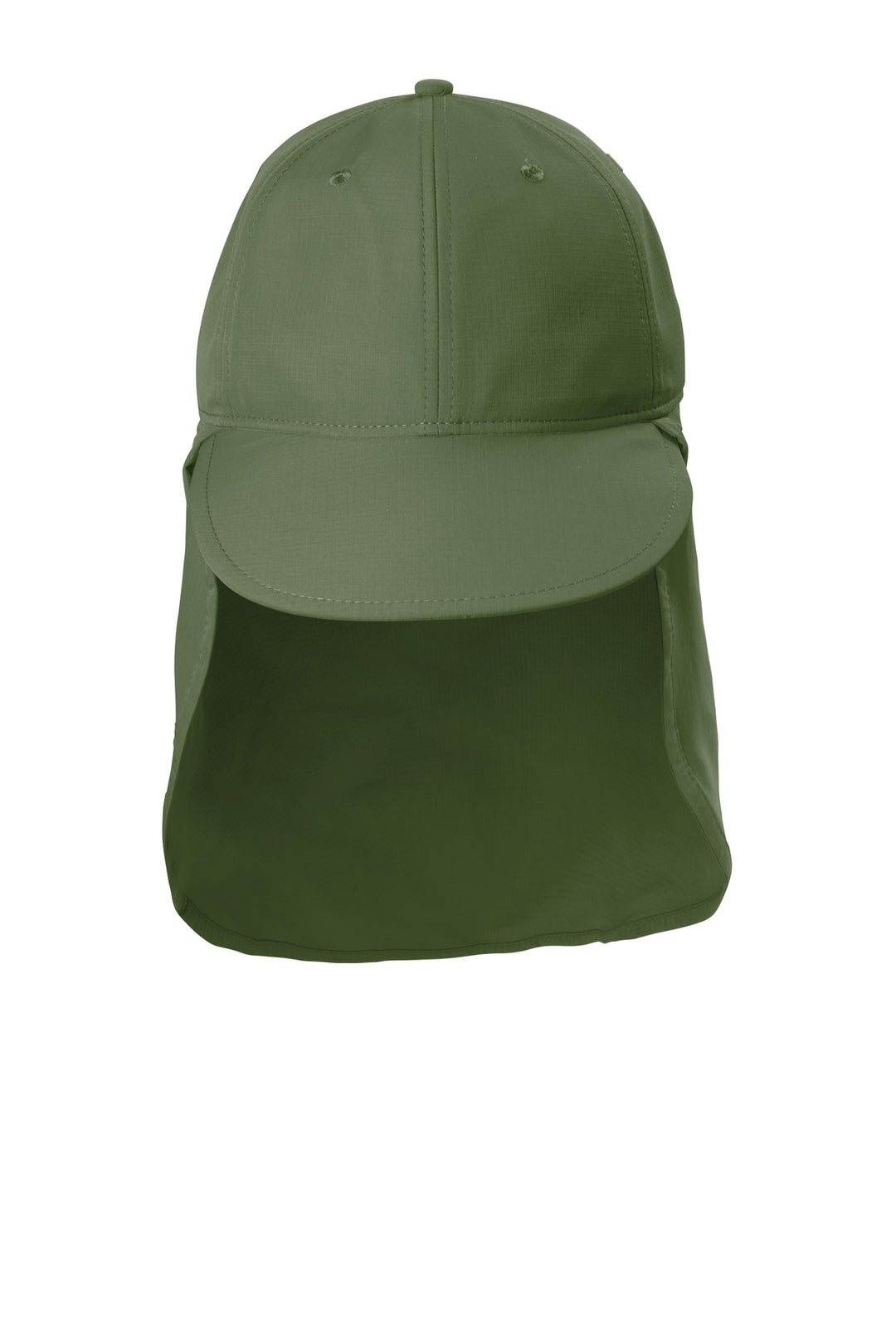 Port Authority Outdoor UV Sun Shade Cap C949 — Olive Leaf — front
