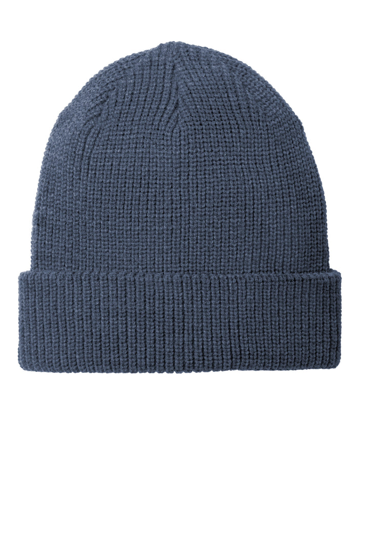 Port Authority Chunky Knit Beanie C958 — Dress Blue Navy Heather — front