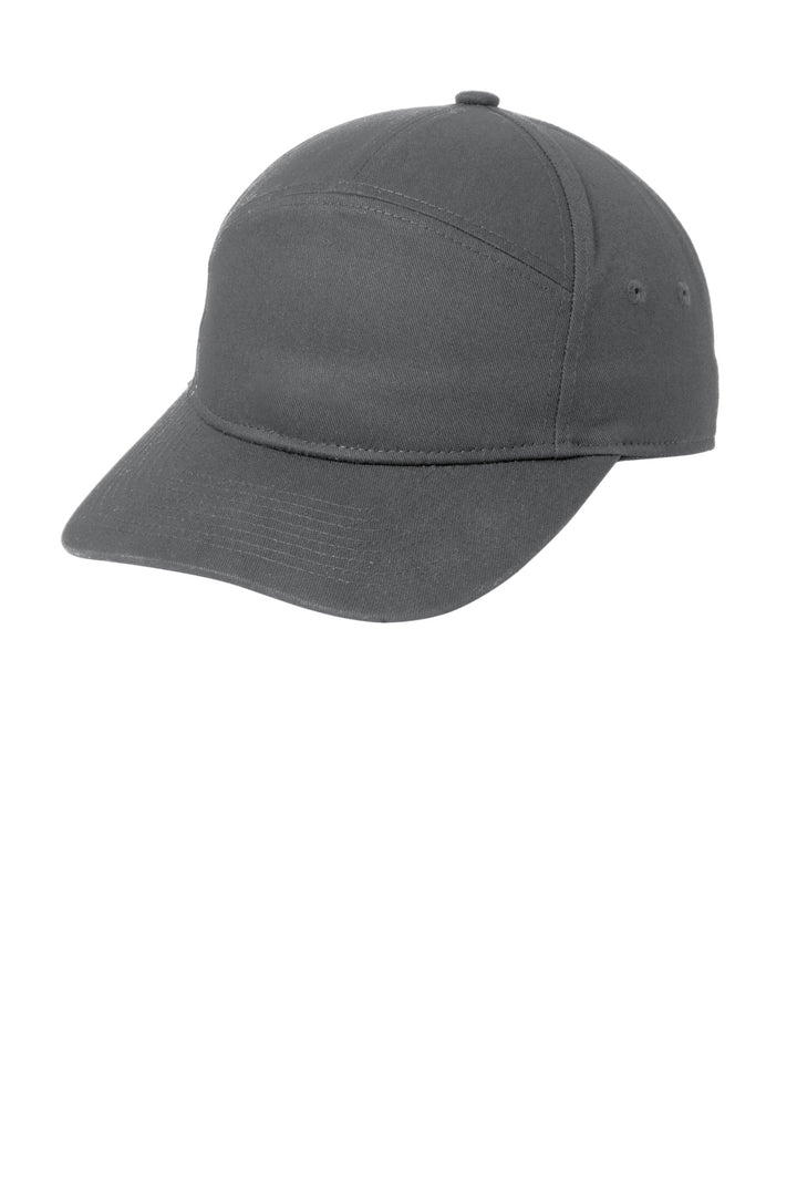 Port Authority 7-Panel Cap C964 — Grey Steel — front