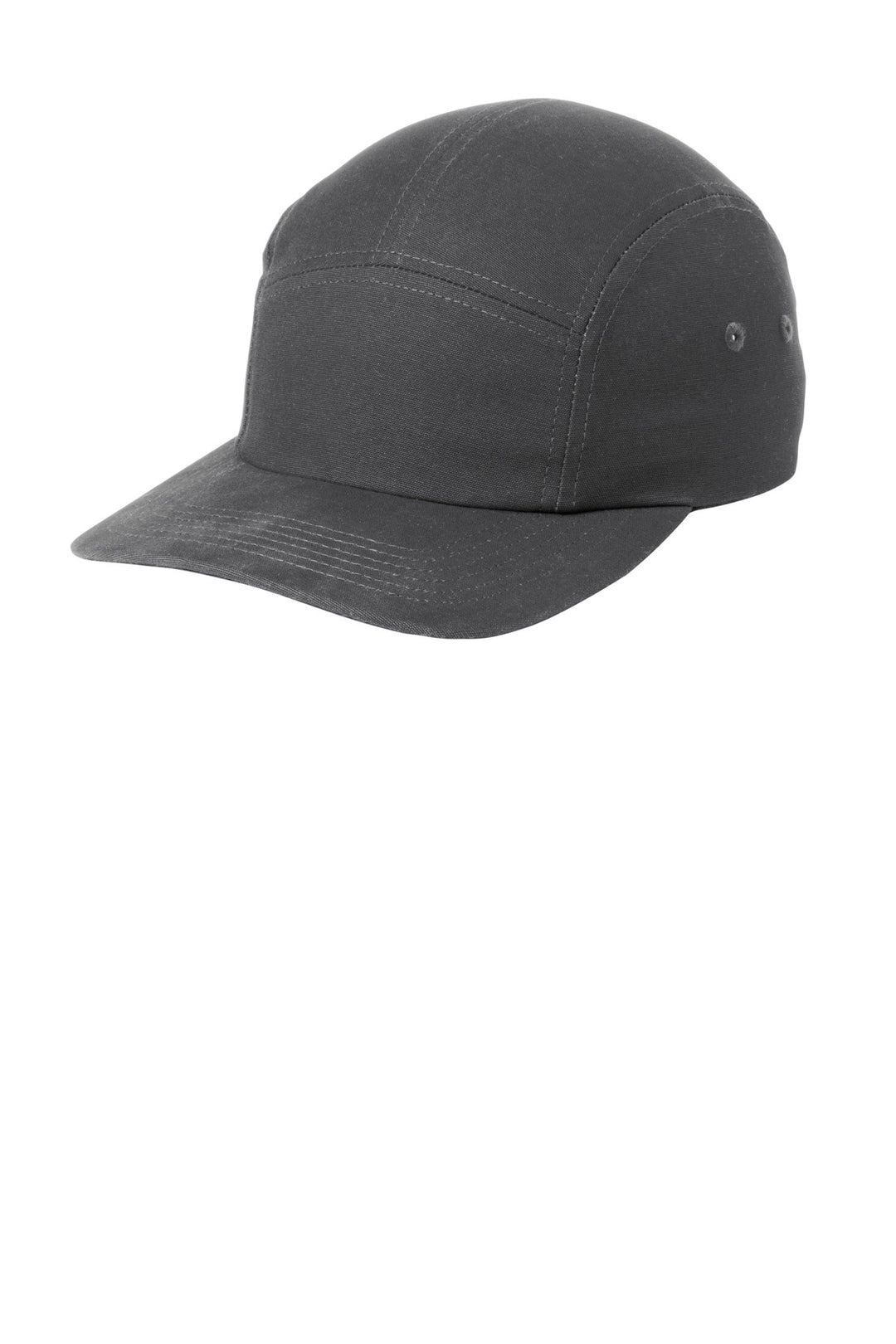 Port Authority Brushed Cotton Camper Cap C970 — Deep Smoke — front