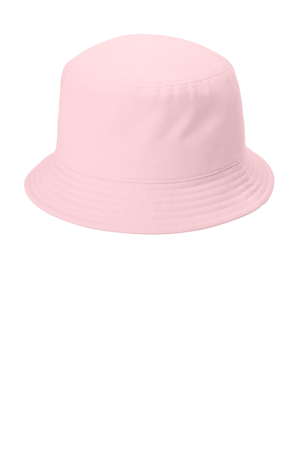 Port Authority Twill Short Brim Bucket Hat C976 — Cloud Pink — front