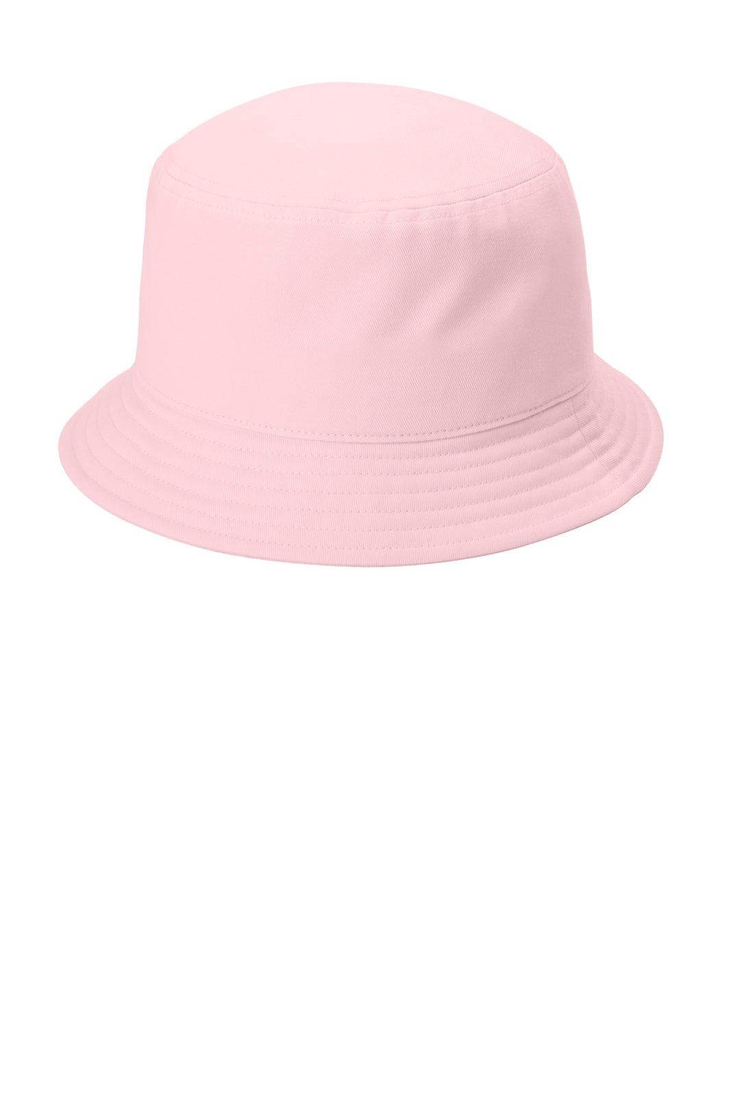 Port Authority Twill Short Brim Bucket Hat C976 — Cloud Pink — front