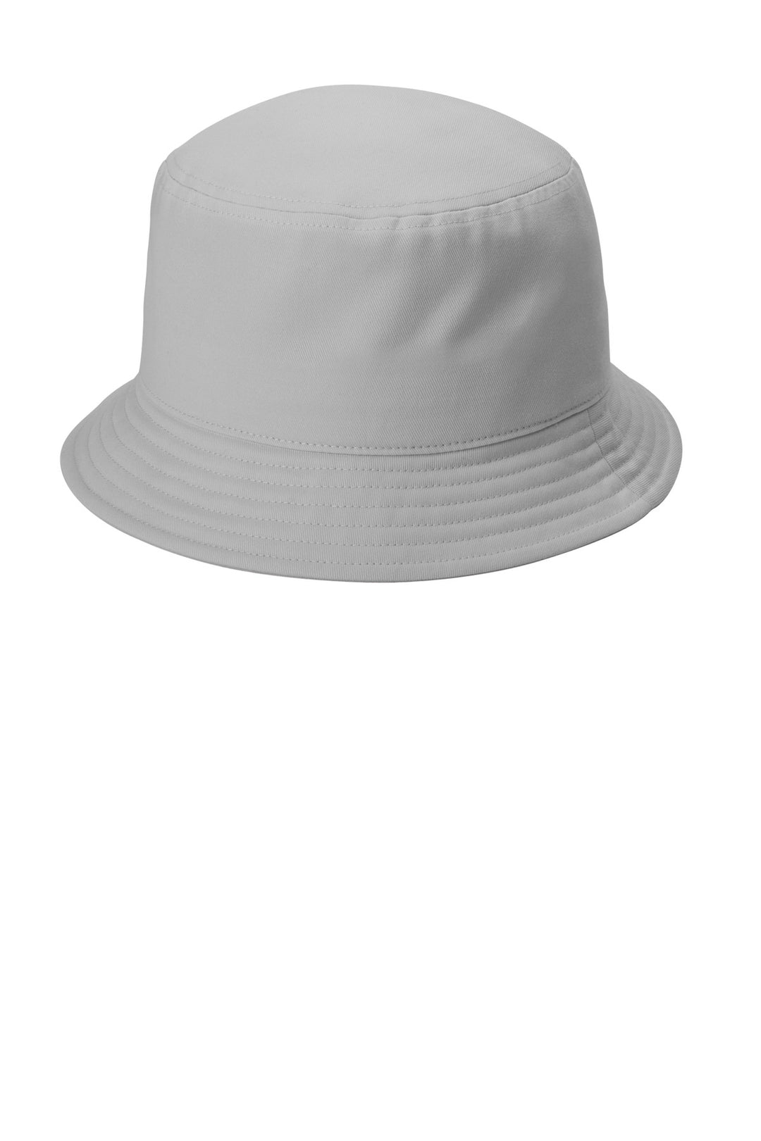 Port Authority Twill Short Brim Bucket Hat C976 — Gusty Grey — front