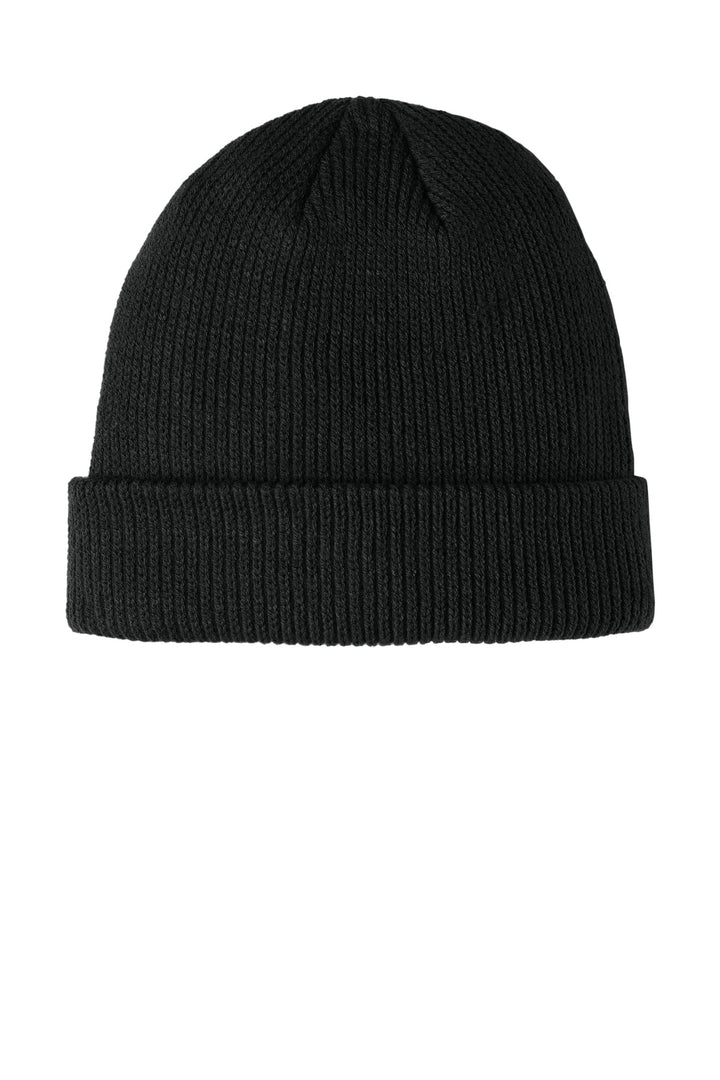 Port Authority Cozy Cuffed Beanie C977 — Deep Black — front