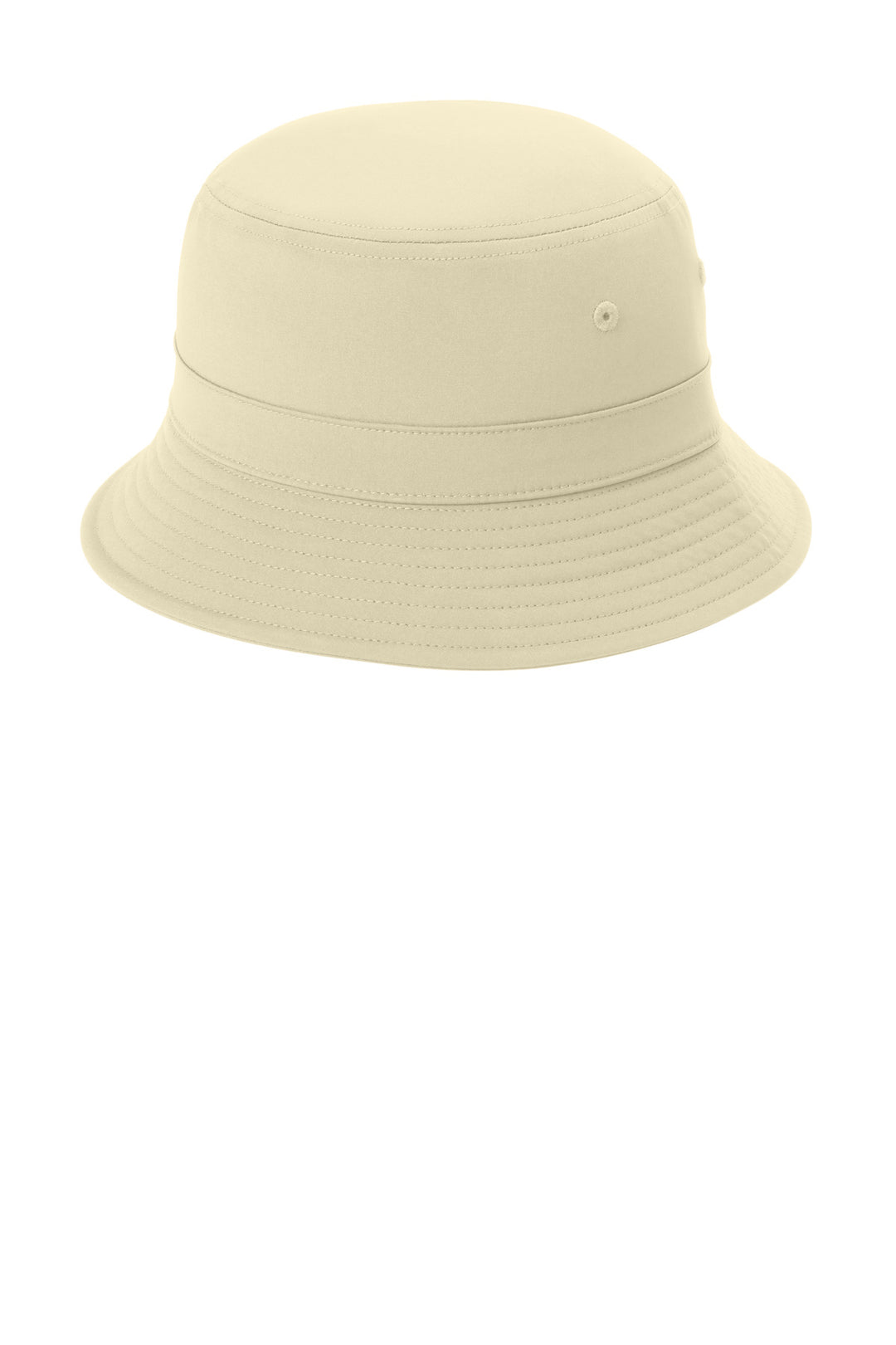 Port Authority Poly Bucket Hat C980 — Sahara — front
