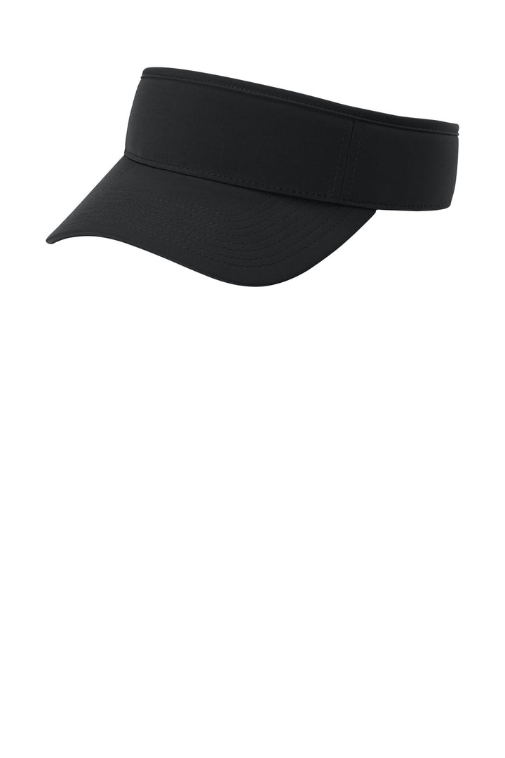 Port Authority Poly Visor C983 — Black — front