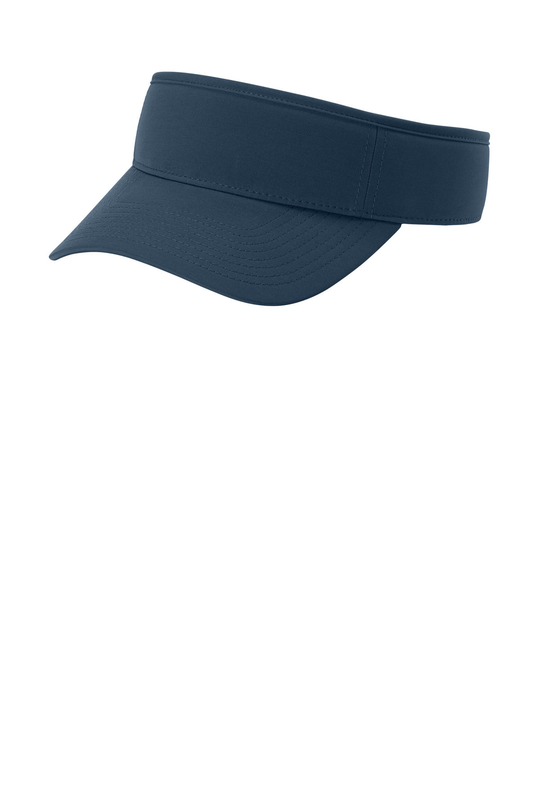 Port Authority Poly Visor C983 — River Blue Navy — front