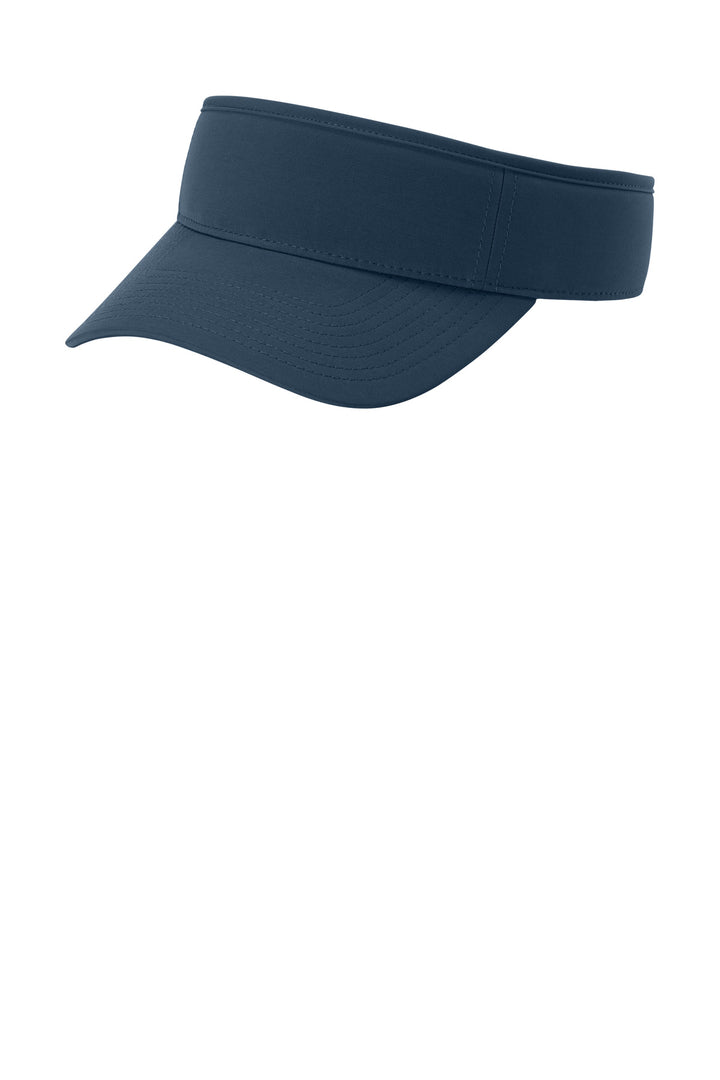 Port Authority Poly Visor C983 — River Blue Navy — front