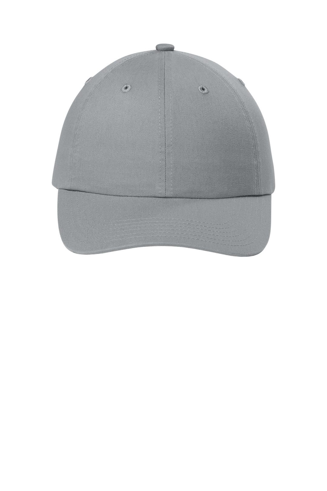 Port Authority Wearever Unstructured Twill Snapback Cap C992 — Gusty Grey — front