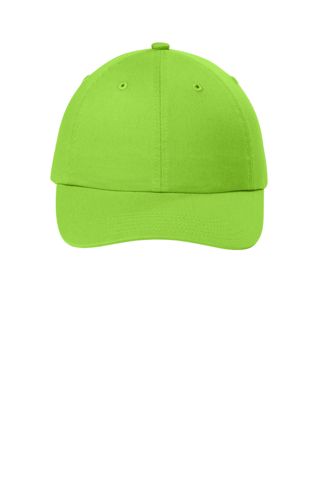 Port Authority Wearever Unstructured Twill Snapback Cap C992 — Lime — front