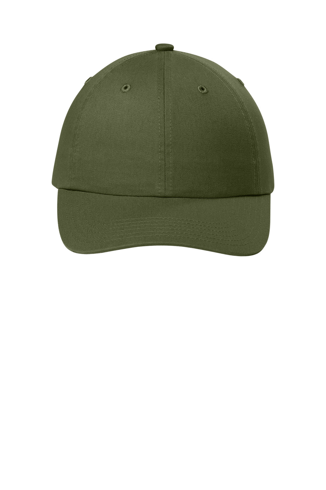 Port Authority Wearever Unstructured Twill Snapback Cap C992 — Olive Drab Green — front