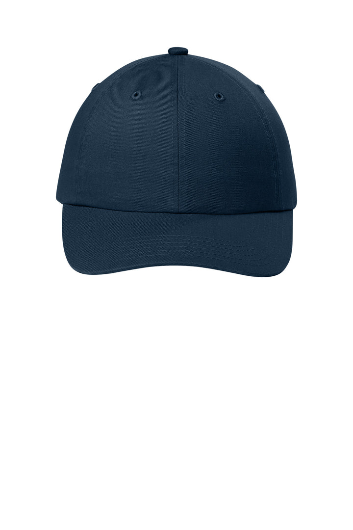 Port Authority Wearever Unstructured Twill Snapback Cap C992 — River Blue Navy — front