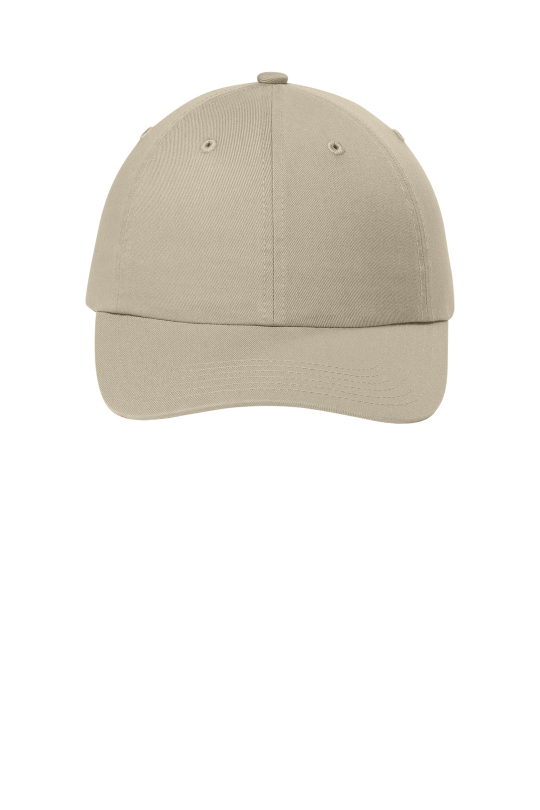 Port Authority Wearever Unstructured Twill Snapback Cap C992 — Sahara — front