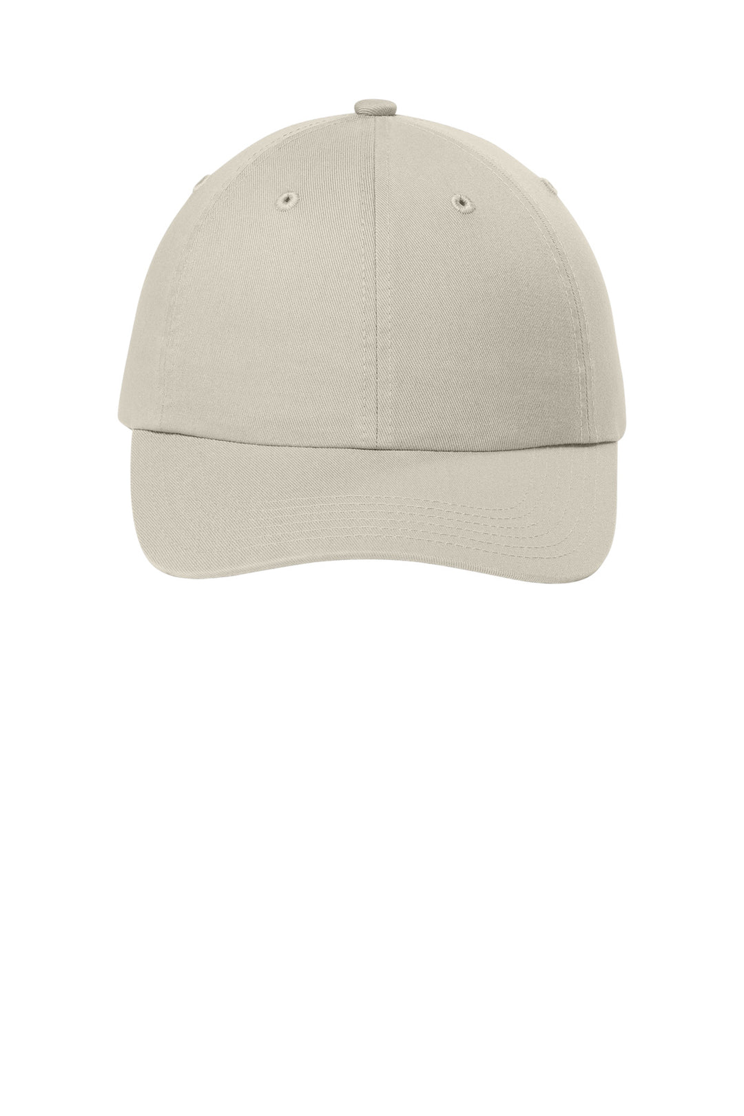 Port Authority Wearever Unstructured Twill Snapback Cap C992 — Stone — front