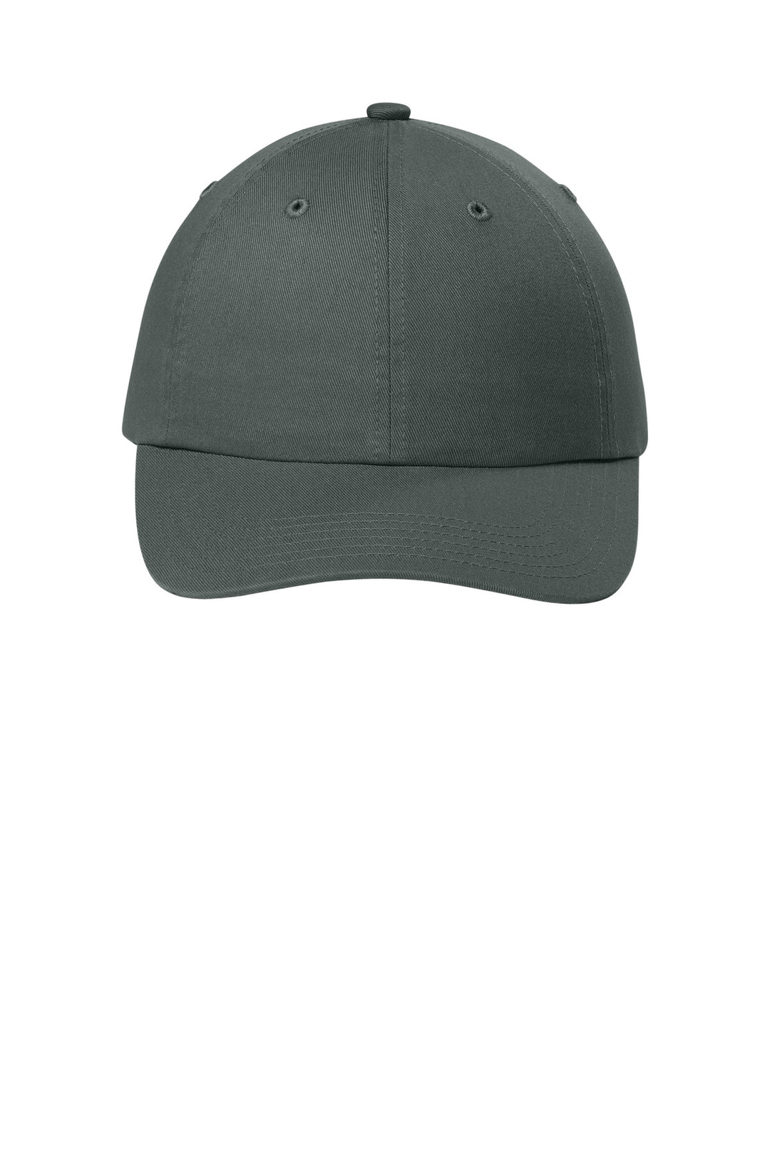 Port Authority Wearever Unstructured Twill Snapback Cap C992 — Storm Grey — front