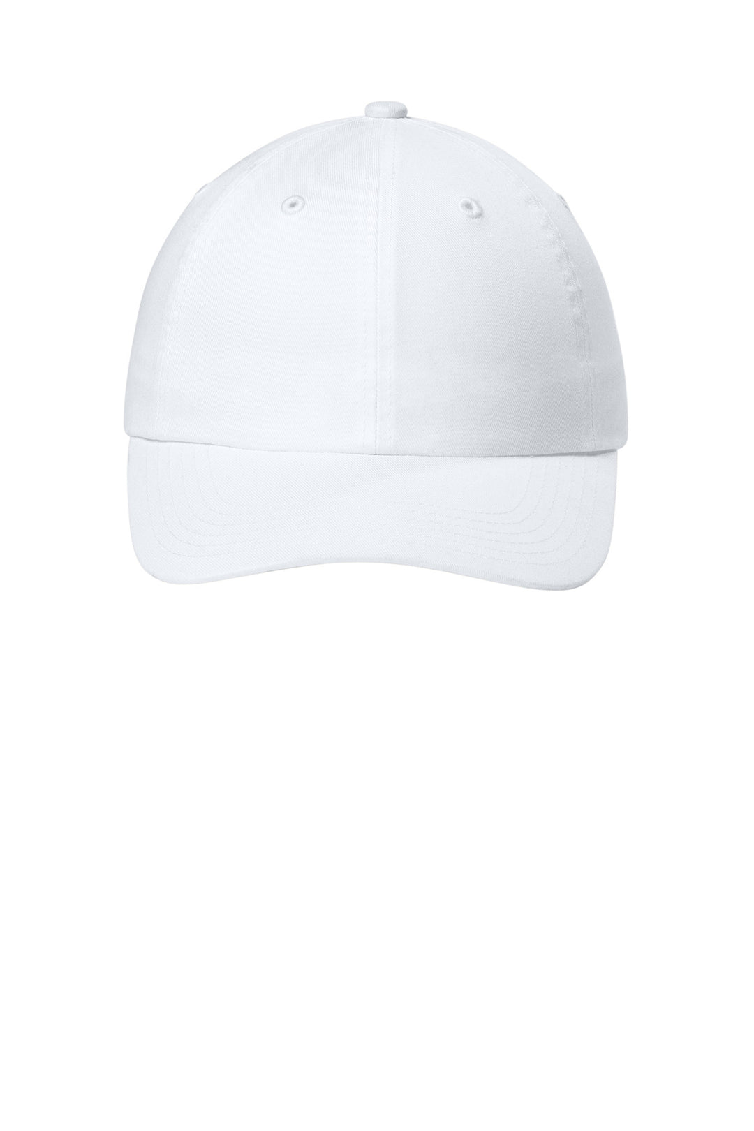 Port Authority Wearever Unstructured Twill Snapback Cap C992 — White — front