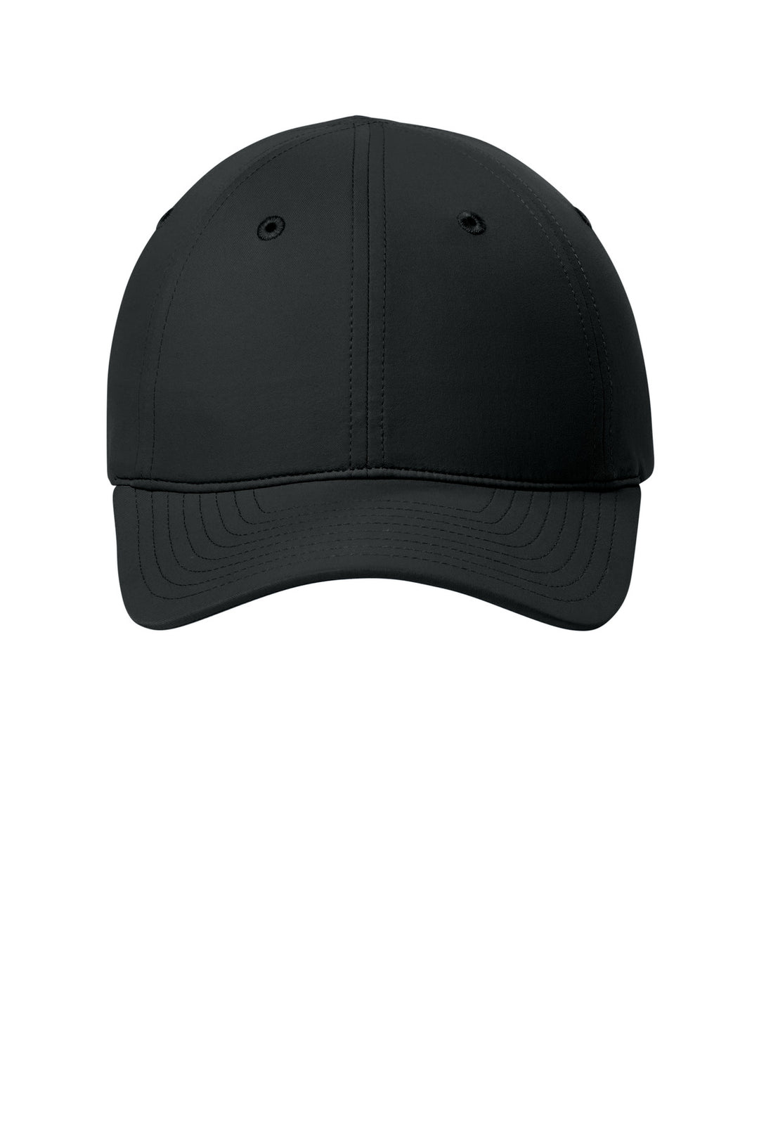 Port Authority All-Day Performance UPF Ponytail Cap C994 — Deep Black — front