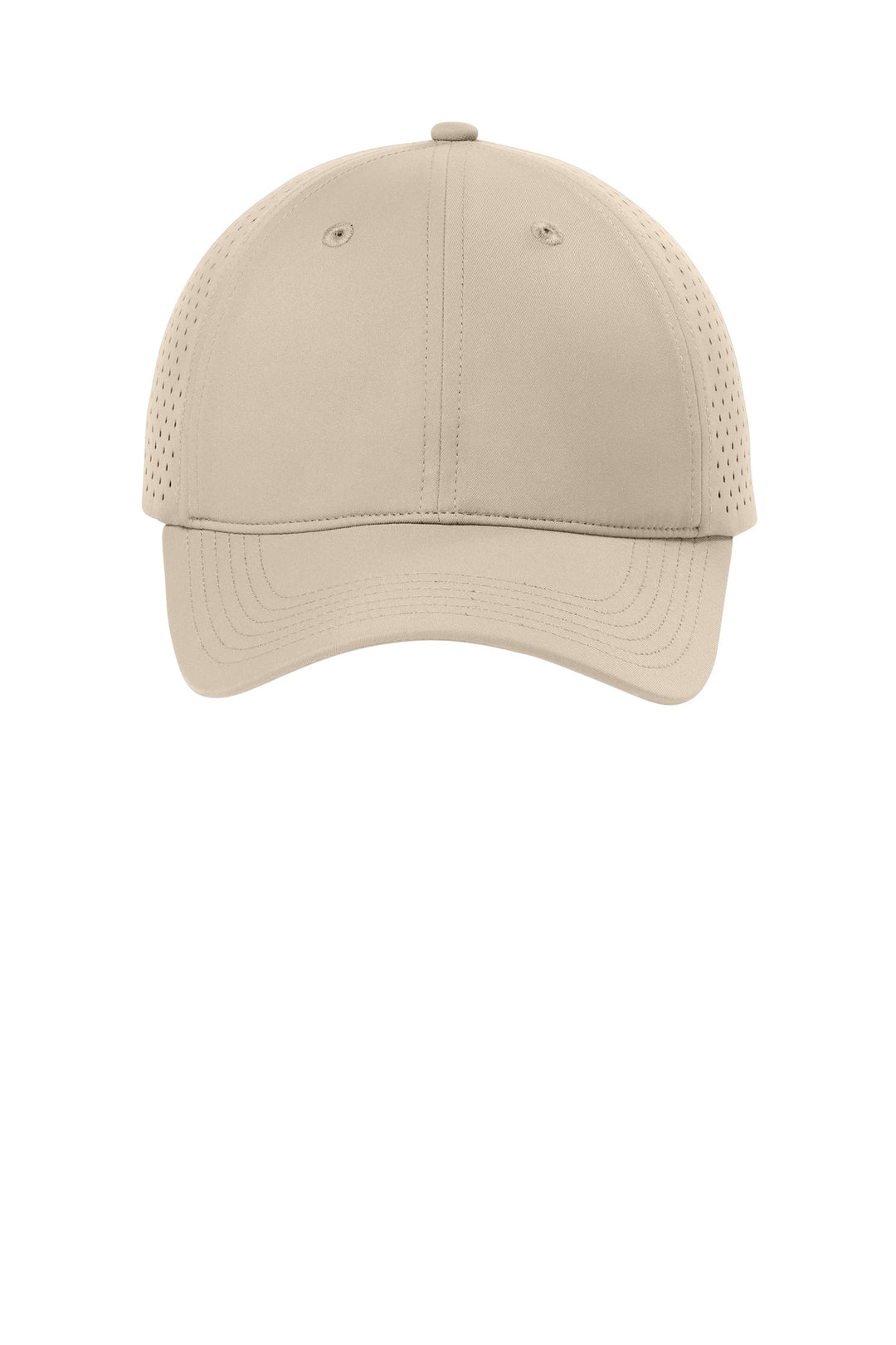 Port Authority All-Day Performance UPF Perforated Cap C995 — Stone — front