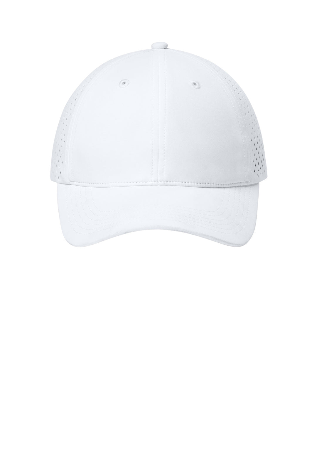 Port Authority All-Day Performance UPF Perforated Cap C995 — White — front