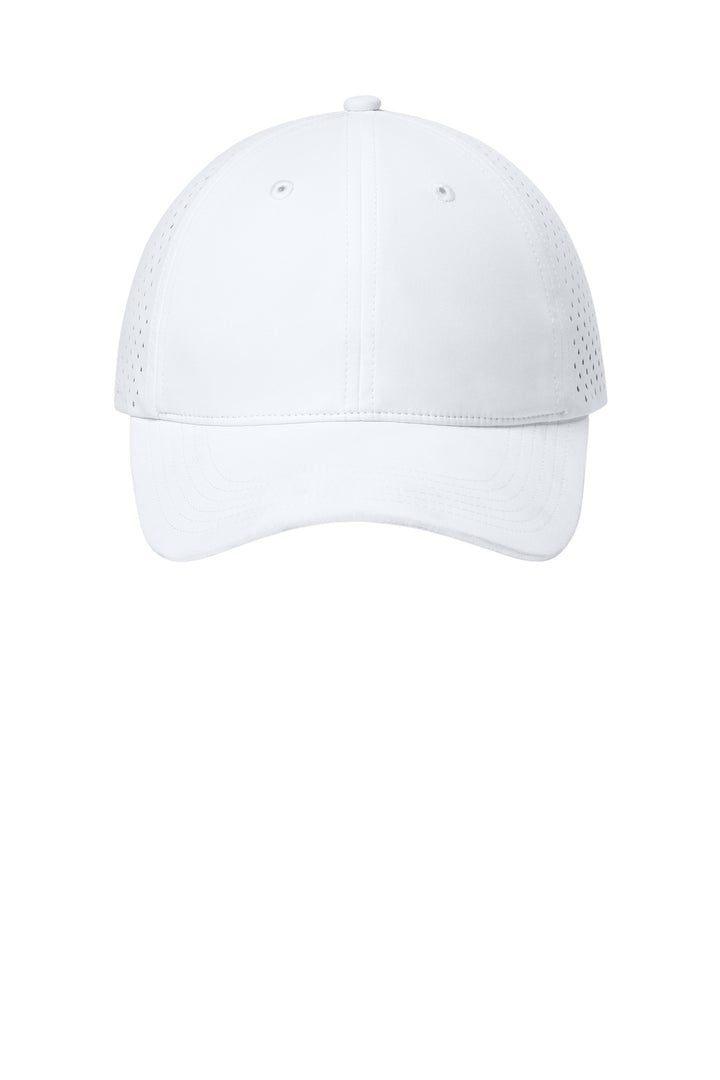 Port Authority All-Day Performance UPF Perforated Cap C995 — White — front