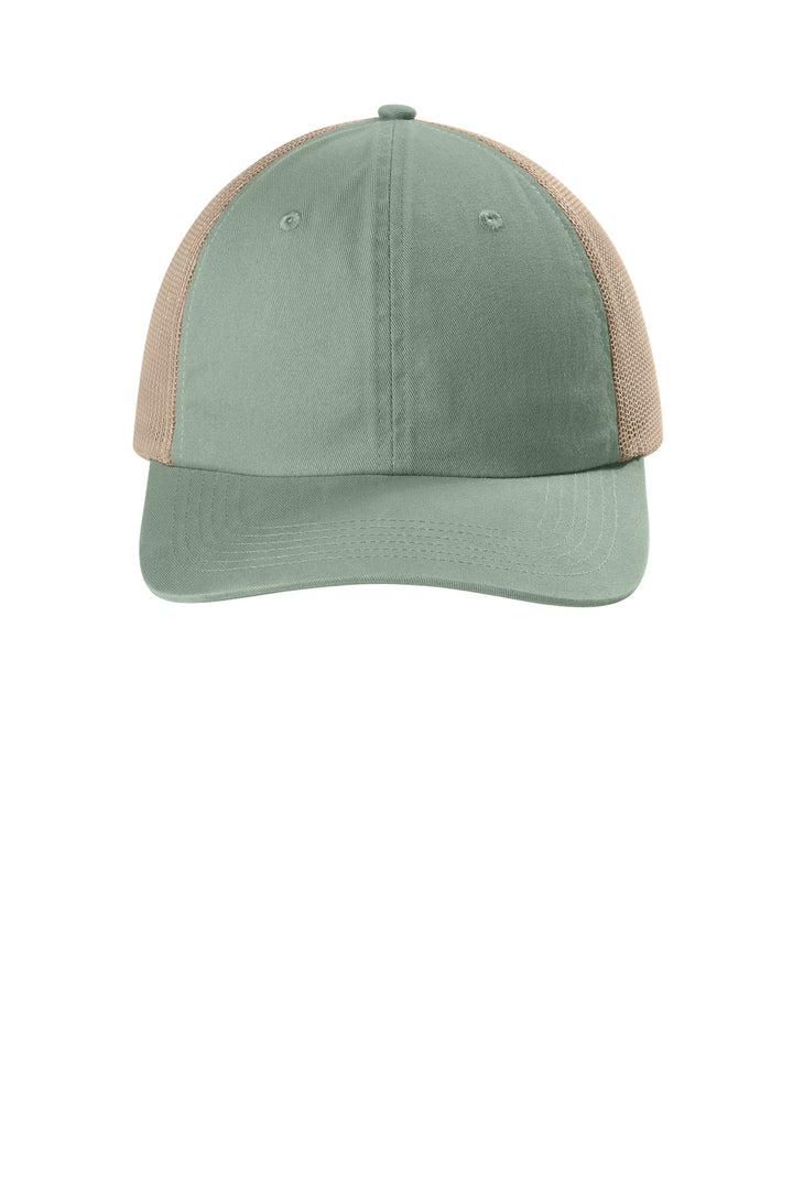Comfort Colors Sunwashed Trucker Cap CCST0 — Bay — front