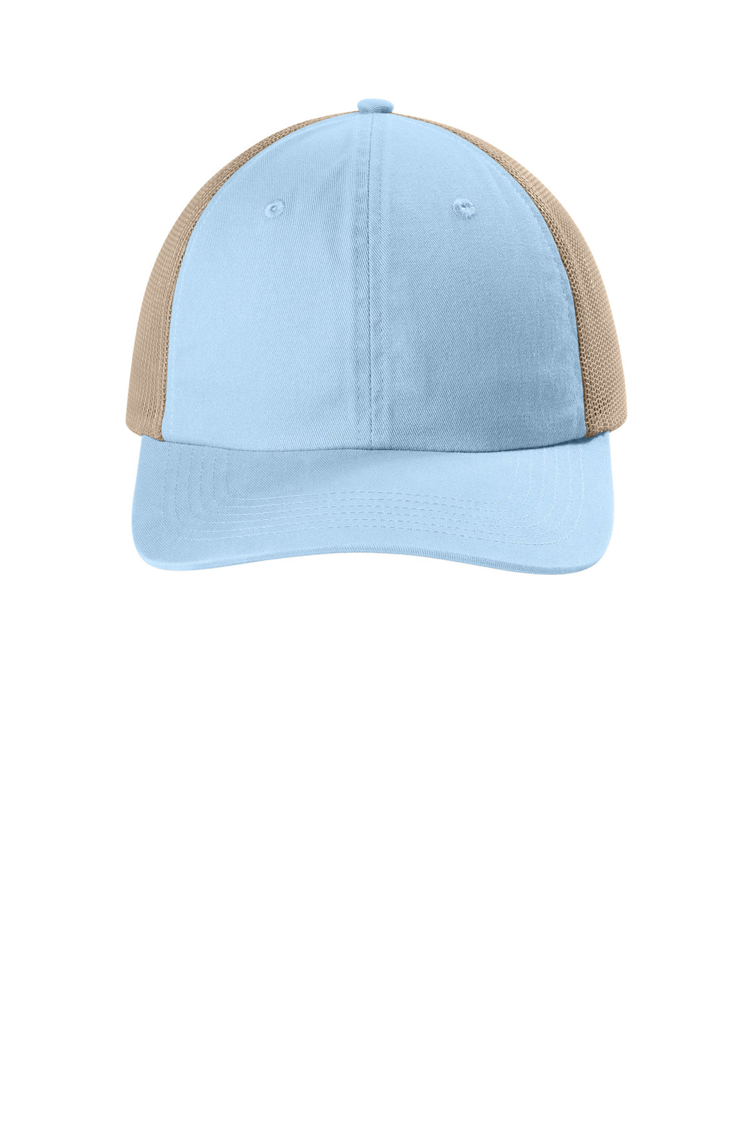 Comfort Colors Sunwashed Trucker Cap CCST0 — Hydrangea — front