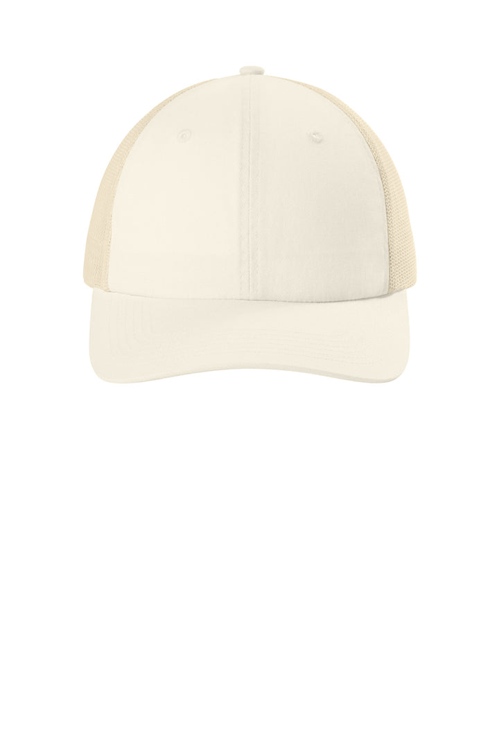 Comfort Colors Sunwashed Trucker Cap CCST0 — Ivory — front