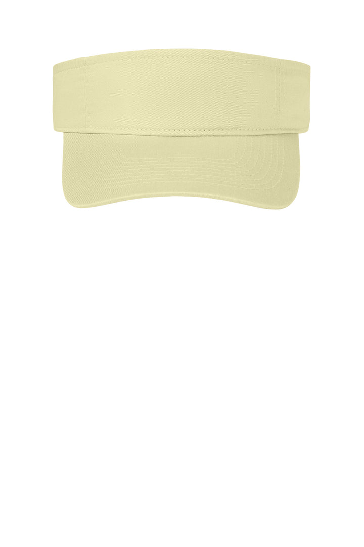 Port Authority Fashion Visor.  CP45 — Beach — front