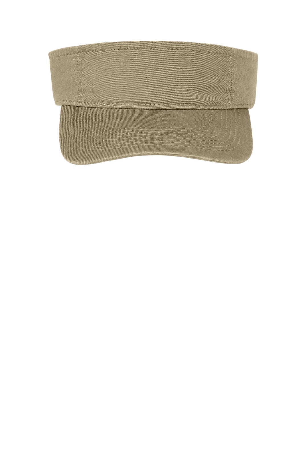 Port Authority Fashion Visor.  CP45 — Khaki — front
