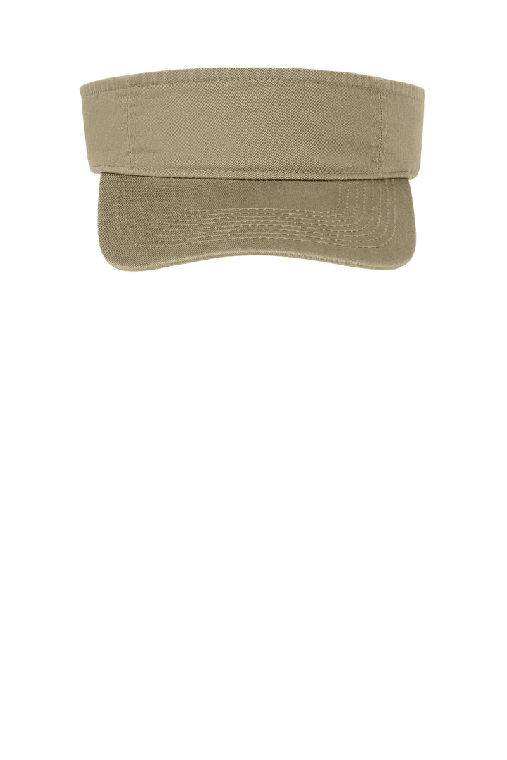 Port Authority Fashion Visor.  CP45 — Khaki — front