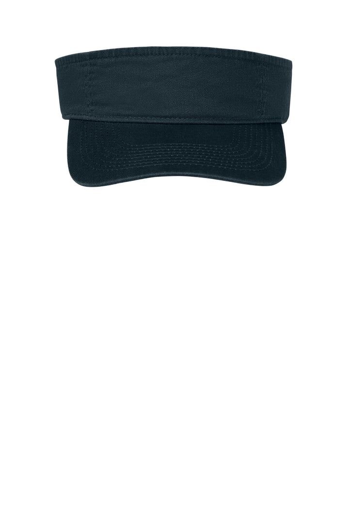 Port Authority Fashion Visor.  CP45 — Navy — front