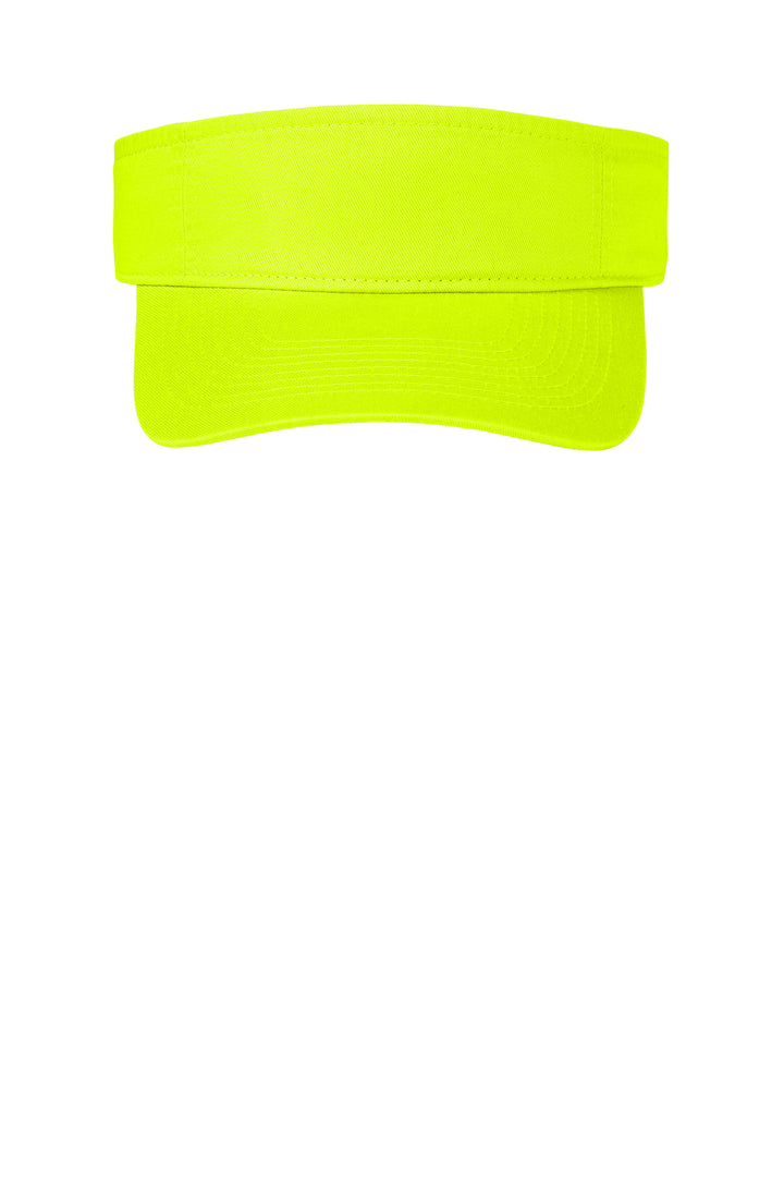 Port Authority Fashion Visor.  CP45 — Neon Yellow — front