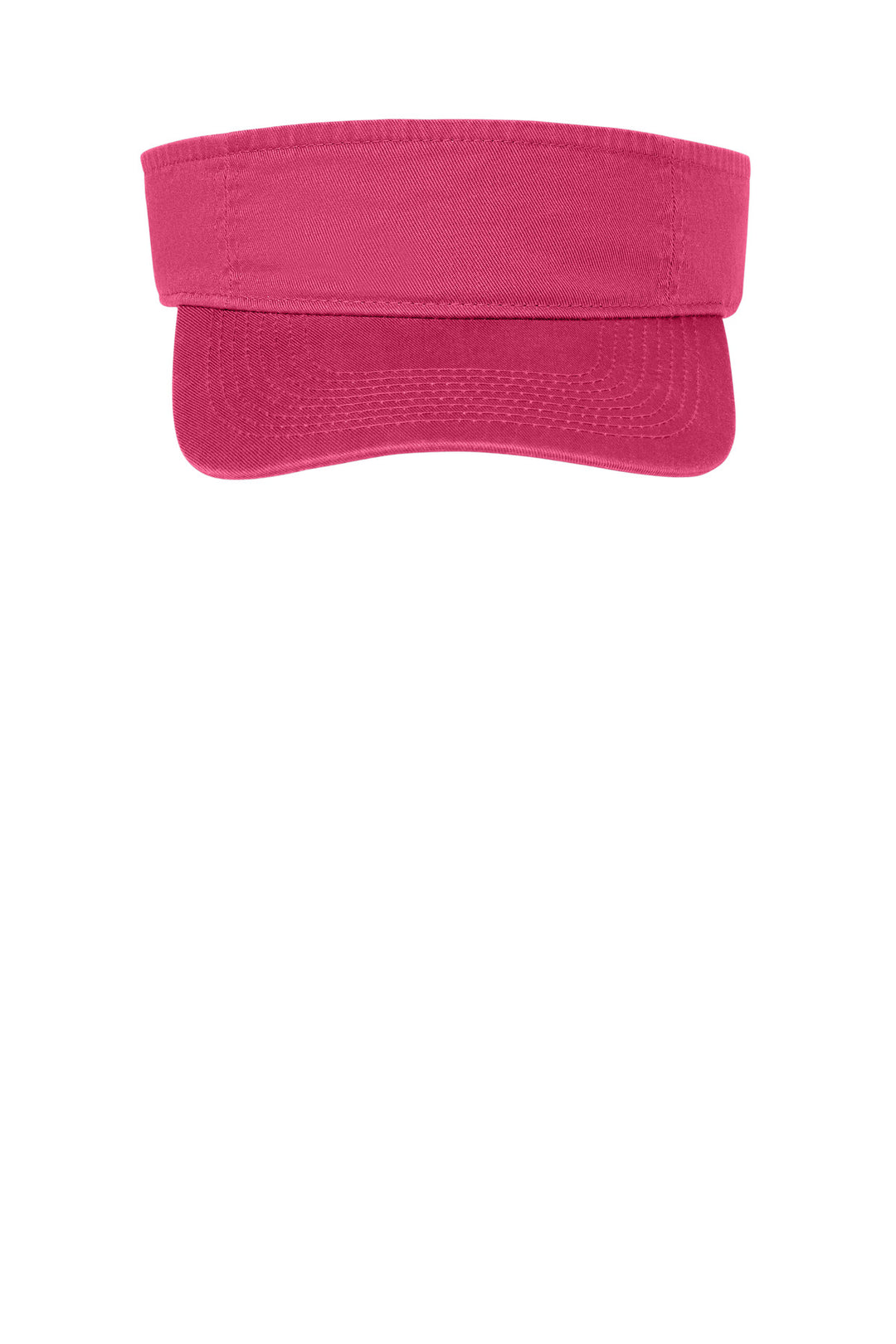 Port Authority Fashion Visor.  CP45 — Sangria — front