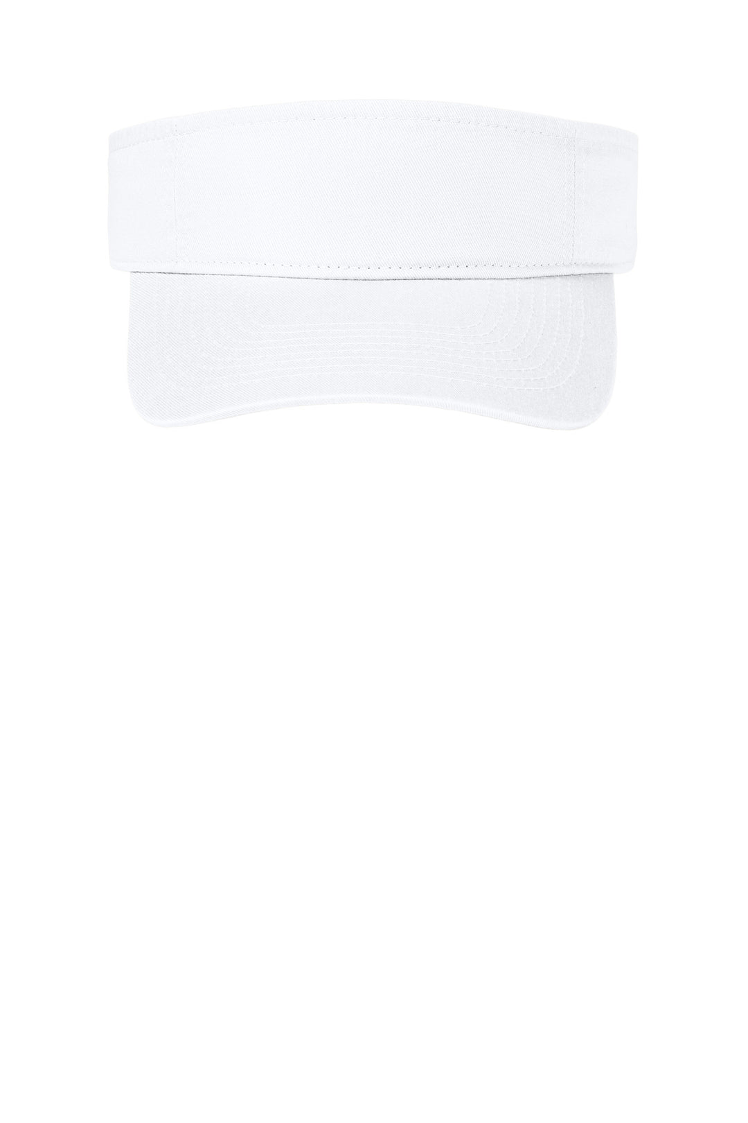 Port Authority Fashion Visor.  CP45 — White — front