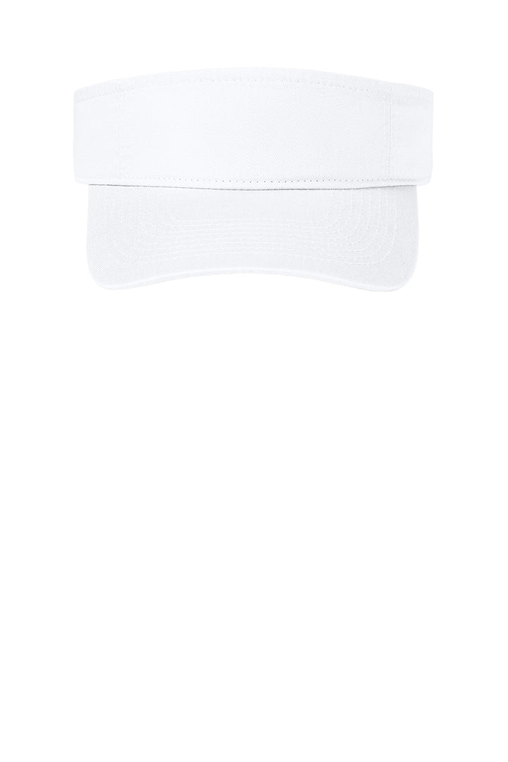 Port Authority Fashion Visor.  CP45 — White — front
