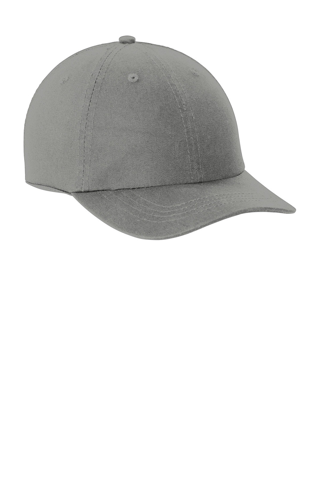 Port Authority Washed Twill Cap.  CP78 — Deep Smoke — front