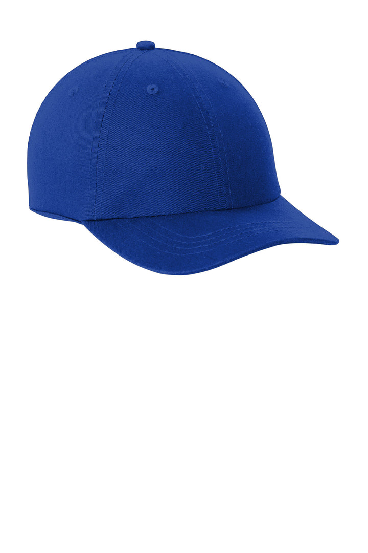 Port Authority Washed Twill Cap.  CP78 — Royal — front