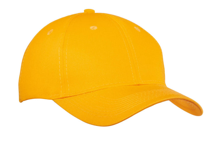 Port Authority Six-Panel Twill Cap.  CP80 — Athletic Gold — front