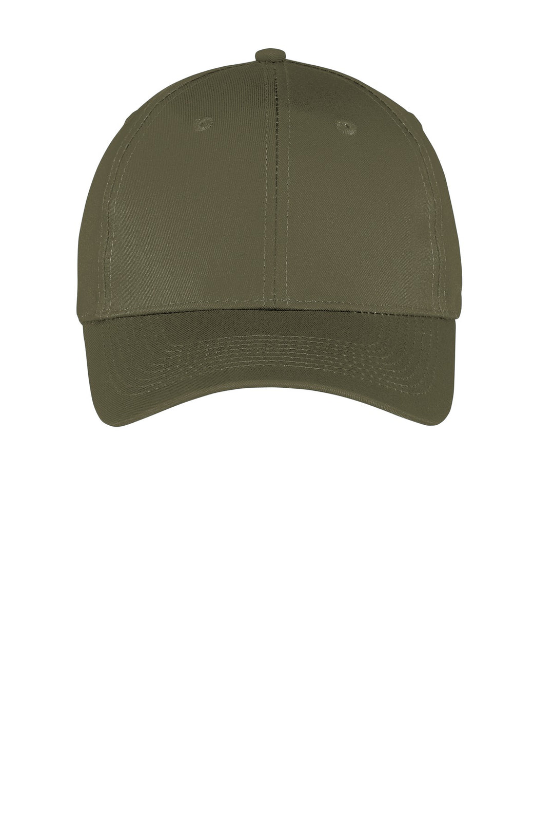 Port Authority Six-Panel Twill Cap.  CP80 — Olive Drab Green — front