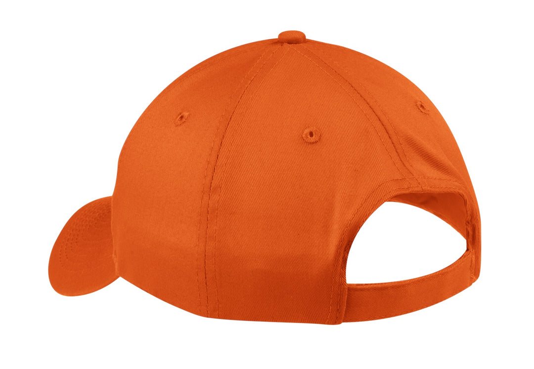 Port Authority Six-Panel Twill Cap.  CP80 — Orange — front