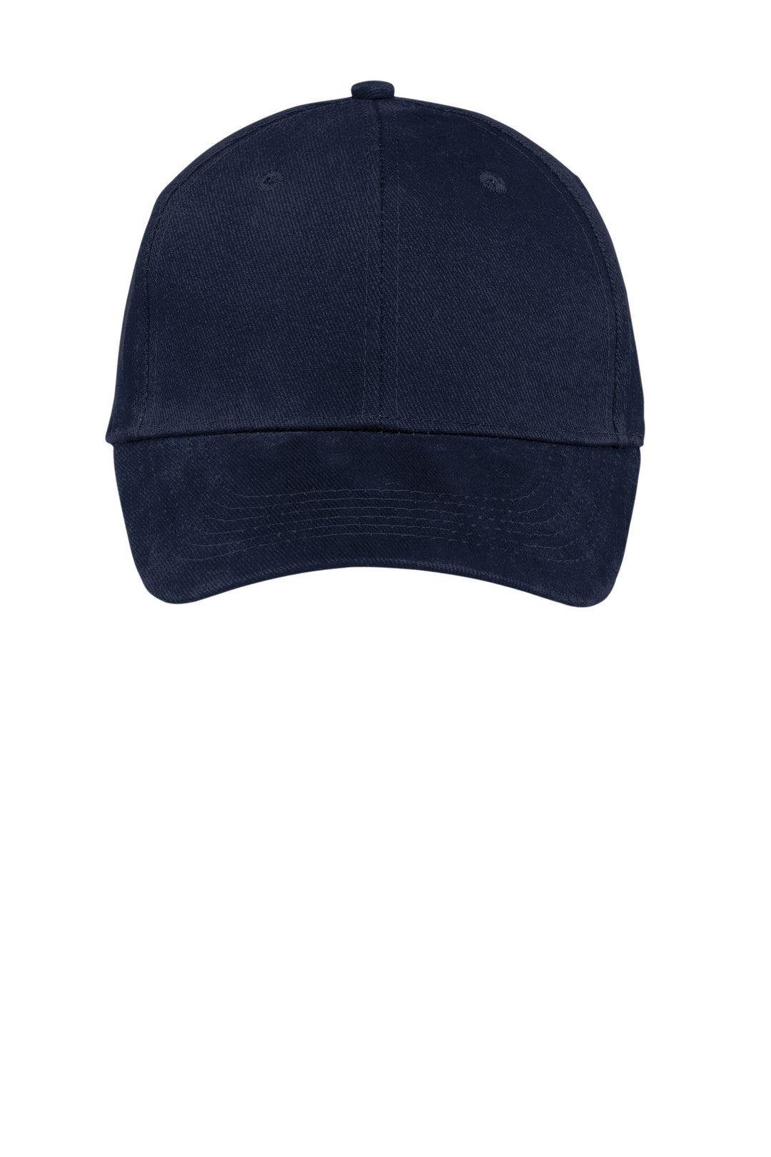 Port Authority Brushed Twill Cap.  CP82 — Navy — front