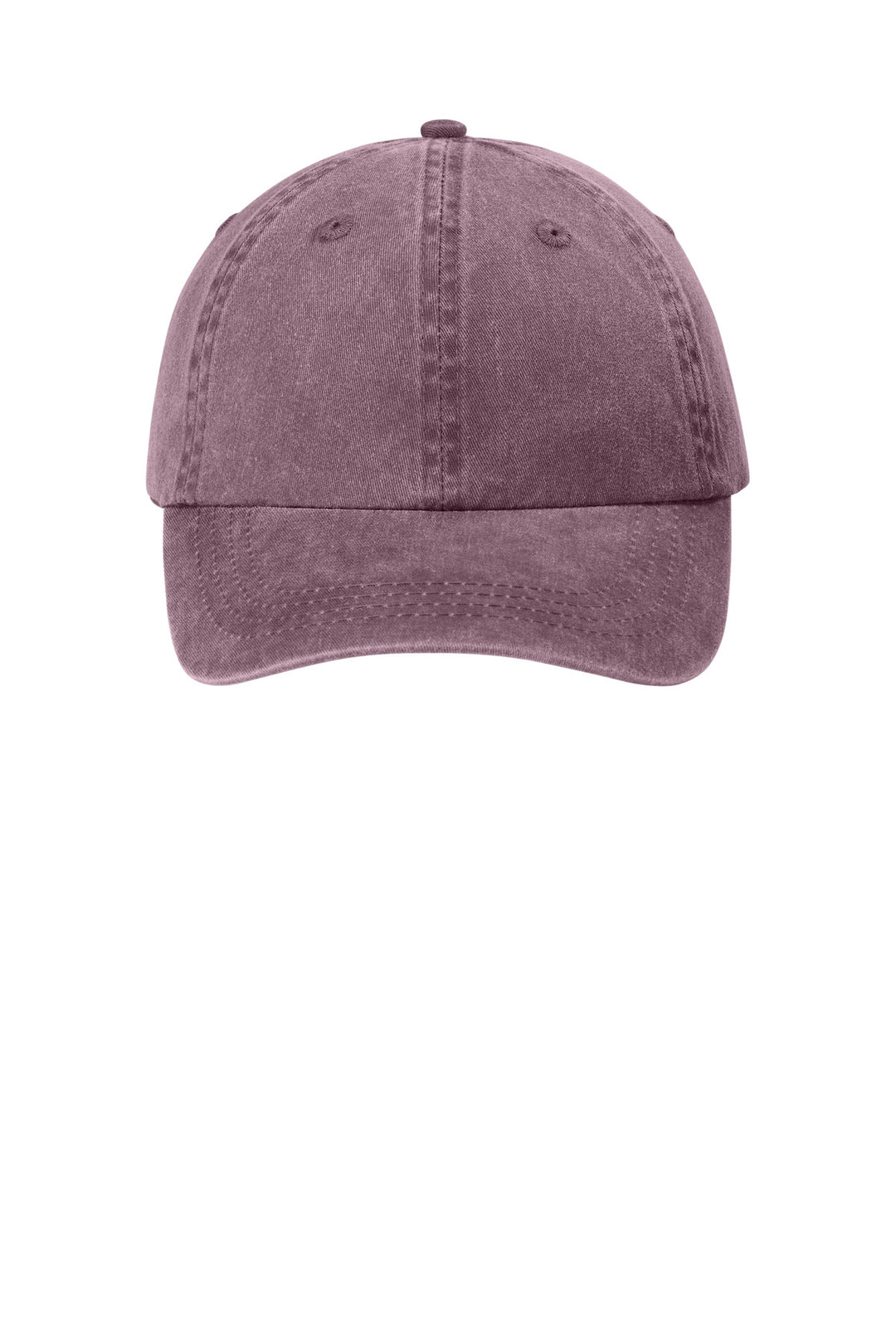 Port Authority Pigment-Dyed Cap.  CP84 — Maroon — front