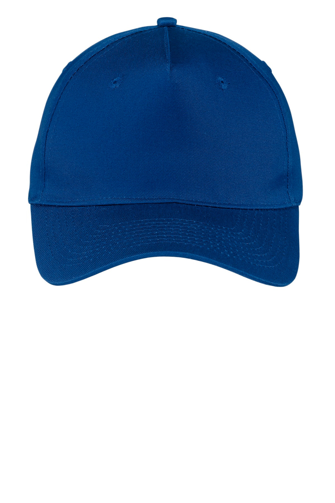 Port Authority Five-Panel Twill Cap.  CP86 — Royal — front