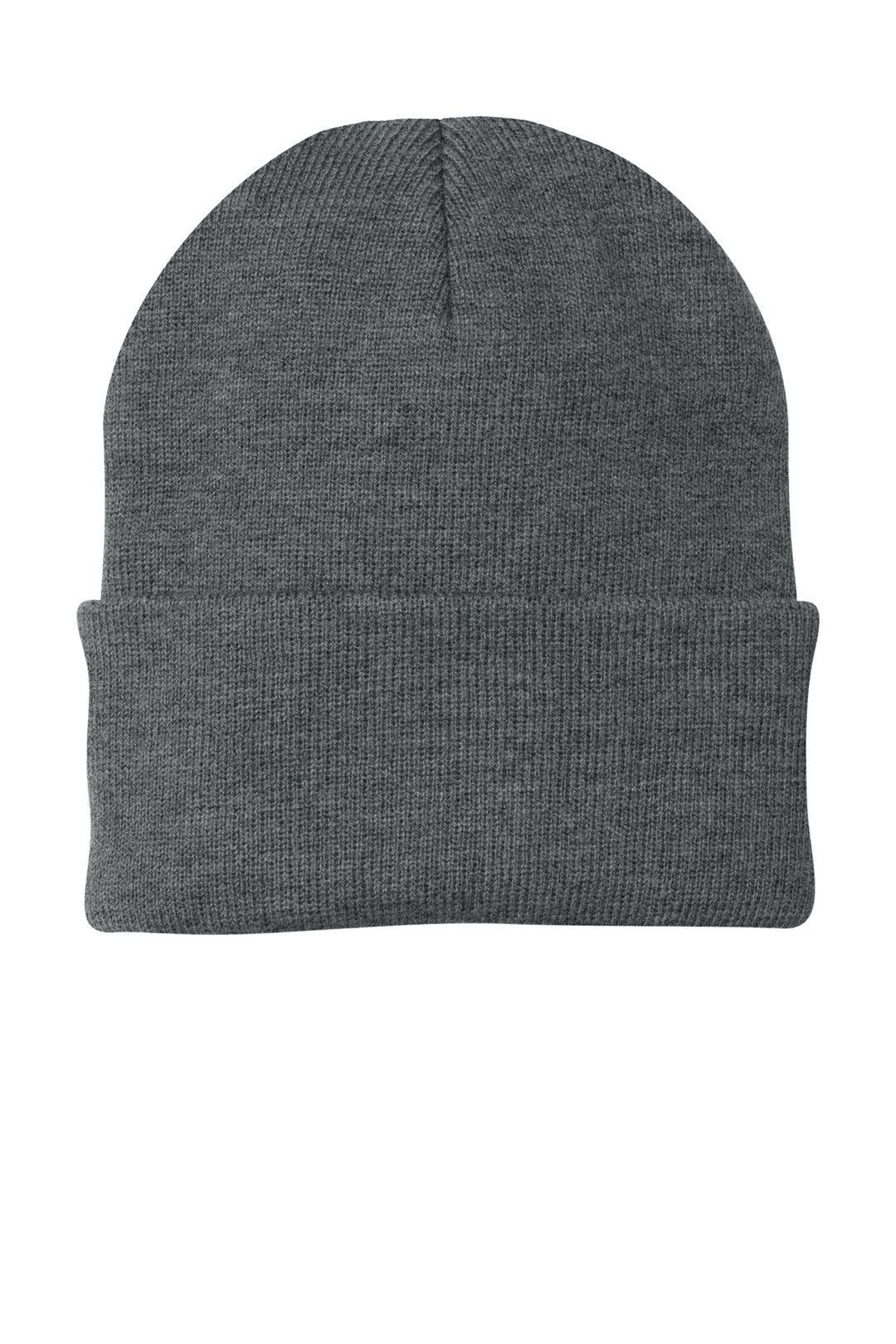 Port Authority Knit Cap.  CP90 — Athletic Oxford — front