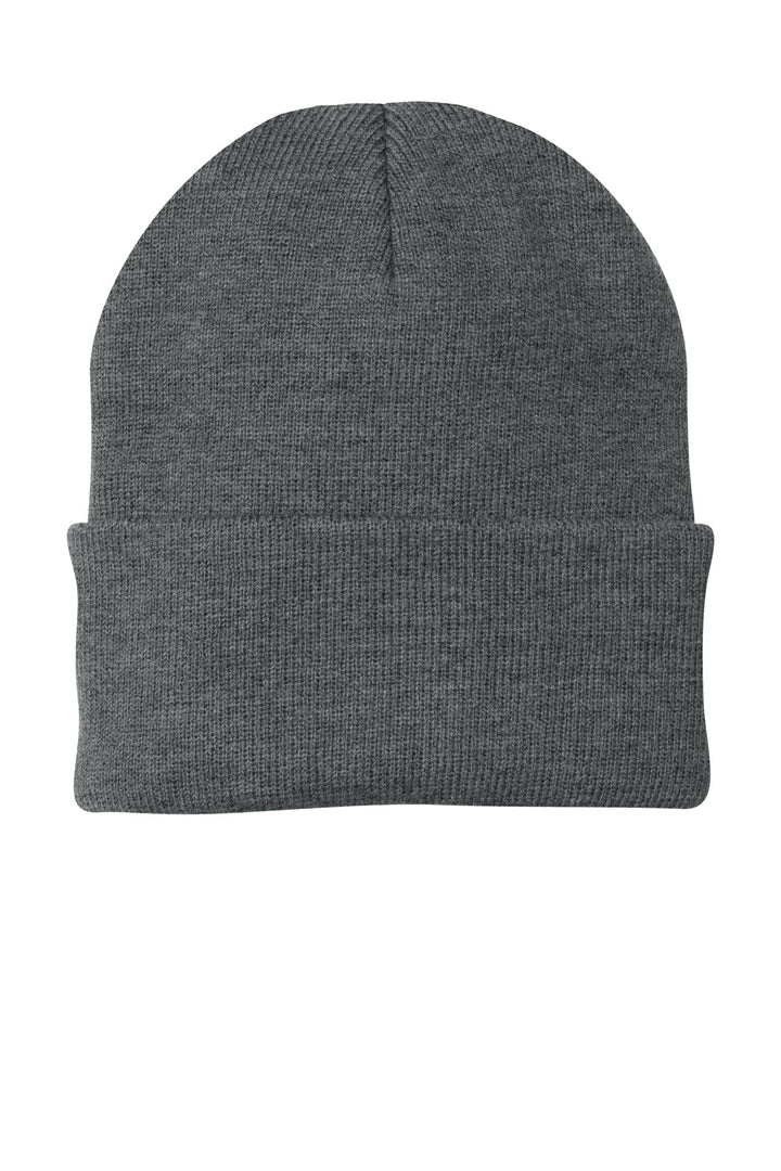Port Authority Knit Cap.  CP90 — Athletic Oxford — front
