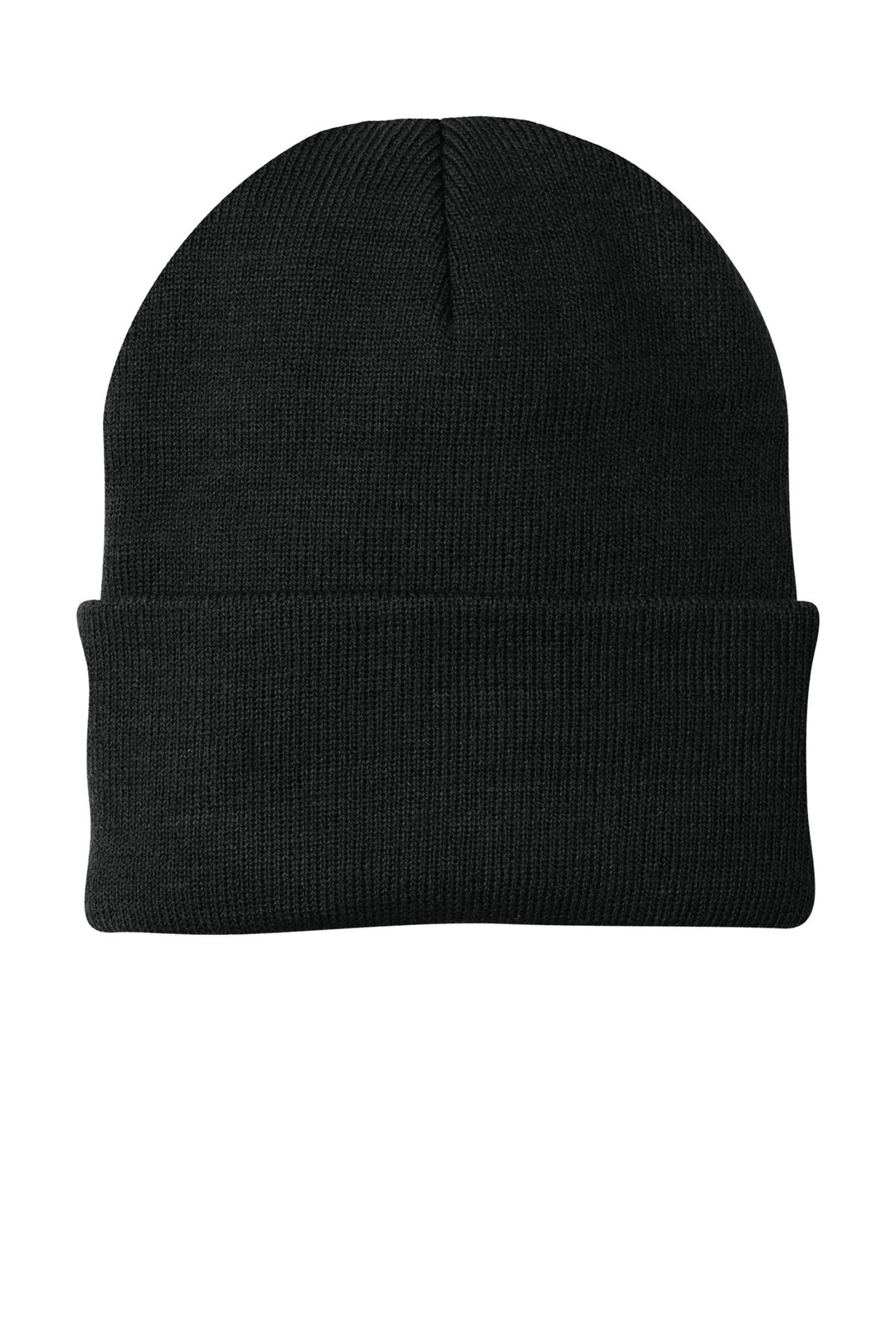 Port Authority Knit Cap.  CP90 — Black — front