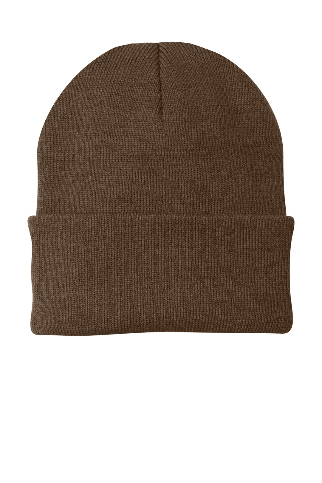Port Authority Knit Cap.  CP90 — Brown — front