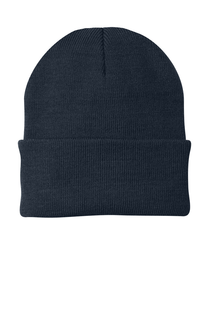 Port Authority Knit Cap.  CP90 — Navy — front